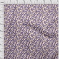 thumbnail image 4 of oneOone Rayon Medium Purple Fabric Floral Sewing Craft Projects Fabric Prints By Yard 56 Inch Wide, 4 of 5