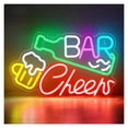 thumbnail image 2 of Letrero De Neón LED BAR Cheers, Decoración Alimentada Por USB Para Fiesta Temática Bar Y Cerveza, 2 of 8
