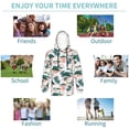 thumbnail image 5 of Haiem Hawaii Palms Pattern Boys Hoodie, Youth Pullover Hooded Sweatshirt, Kangaroo Pocket Hoodie for Kids Girls -X-Large, 5 of 6