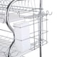 thumbnail image 2 of Multi-funcional de 3 niveles Dish Rack Utensilios de cocina Rack de almacenamiento Rack de drenaje c Tomshoo Porta platos, 2 of 7