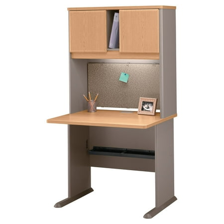 Bush Series A 36 Inch Desk And Hutch Walmart Com