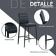 thumbnail image 4 of Set of 2 Bancos Alto, con Respaldo y Reposapié, Color Negro HOMEMAKE FURNITURE Industrial Retro, 4 of 6