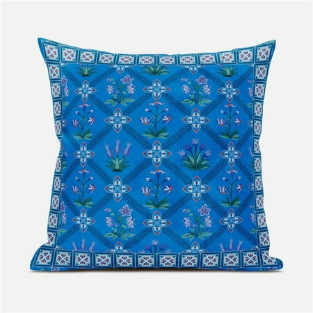 

Amrita Sen Designs CAPL1054FSDS-ZP-20x20 20 x 20 in. Mughal Art Suede Zippered Pillow with Insert - Multi Color
