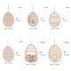 thumbnail image 5 of Conjunto de 10 conejitos decorativos para Pascua, perfectos para mesas de noche, estanterías o salas, hechos de material duradero y encantadores para cualquier espacio., 5 of 6