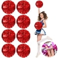 thumbnail image 1 of LINLIN 8 Pack Cheerleading Pom Poms,Metallic Cheering Squad Pompoms for Team Sports Football Dance Cheering Kids Adults, 1 of 7