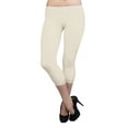 thumbnail image 2 of Vivian's Fashions Capri Leggings - Cotton, Lace (Misses and Misses Plus Sizes), 2 of 4