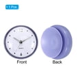 thumbnail image 3 of Waterproof Bathroom Clock Battery Operated Wall Clock with Suction Cup, Blue, 3 of 7