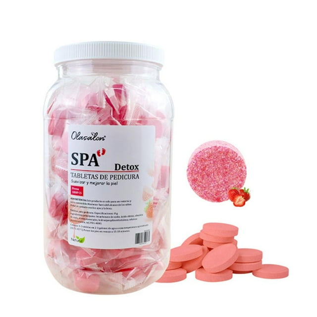40pcs Foot Bath Effervescent Tablets Essential Oil Bath Salt Spa Foot Care