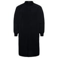 thumbnail image 1 of Penkiiy Long Shirt for Men Men's Muslim Robe Arab Middle Robe Long Style Long Sleeve Standing Neck Pocket Long Shirt Fashion Casual Robe Black Shirts, 1 of 4