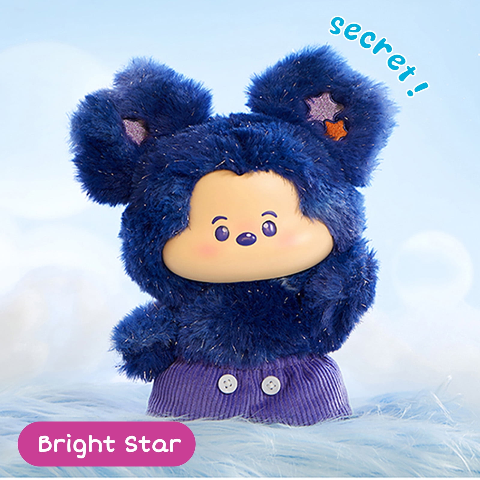 Miniso Disney Mickey Head in the Clouds Blind Box Vinyl Figure – Random Mystery Collectible Toy, Plush-Style Design for Display, Gifts & Disney Fans