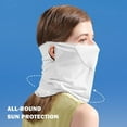 thumbnail image 4 of shiyou-UV Face Shield Multipurpose Protector Neck Gaiter Elastic Face Mask Bandana with Ear Loops, 4 of 4