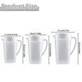 thumbnail image 5 of Clearance Under $3, 1 Pack Large Capacity Water Pitcher, Plastic Juice Jug with Lid and Spout, Iced Tea Beverage Container for Fridge, 2.2L(B), 5 of 5