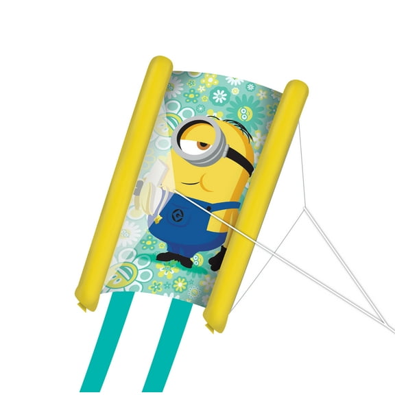 X Kites Despicable Me Inflate-A-Kite, Yellow/Blue
