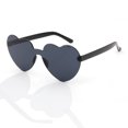 thumbnail image 1 of Gafas de sol Trend Heart Love, gafas sin montura para hombres y mujeres, gafas de sol deslumbrantes de color gelatina, 1 of 6