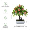 thumbnail image 2 of Plantas en macetas con frutas artificiales, plantas verdes artificiales, adornos familiares creativos, plantas en macetas, 2 of 5