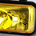 thumbnail image 2 of DNA Motoring FL-ZTL-236-AM For 2015 to 2018 GMC Yukon/XL Pair Bumper Driving Fog Light Lamp+Bezel+Switch Amber Lens 16 17, 2 of 4
