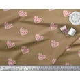 thumbnail image 3 of Soimoi Rayon Fabric Floral & Heart Printed Fabric 1 Yard 42 Inch Wide, 3 of 3