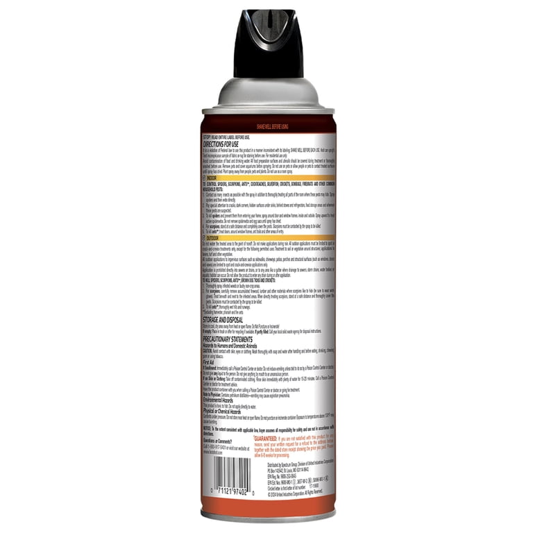 Hot Shot Spider & Scorpion Killer Aerosol Spray, 16 Oz - Walmart.com