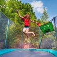 thumbnail image 3 of 1 Set Trampoline Basketball Hoop with 3 Mini Balls And Pump Weatherproof Easy to Assemble Kids Entertainment Sport Trampoline Accessory for Dunks Fit, 3 of 7
