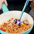 thumbnail image 7 of ReaNea Rainbow Pasta Spoon, Stainless Steel Spaghetti Spoon Server, Spaghetti Noddle Fork, 7 of 7