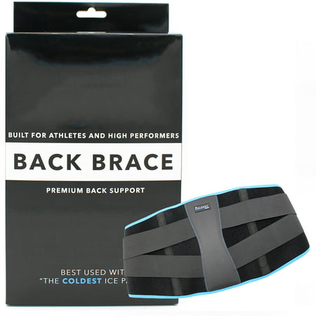Back Brace Support for Lower Back Pain, Sciatica, Scoliosis, Herniated Disc by The Coldest (Best Sleeping Position For Herniated Lumbar Disc)