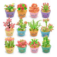 thumbnail image 1 of 12 Set Flor De Bloque De Construcción Compatible Bonsái 1478 Pikachu Xtellar multicolor, 1 of 4