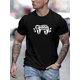 thumbnail image 1 of Camiseta con estampado de perezoso para hombre, informal, de manga corta, para verano, para deportes de ocio., 1 of 5
