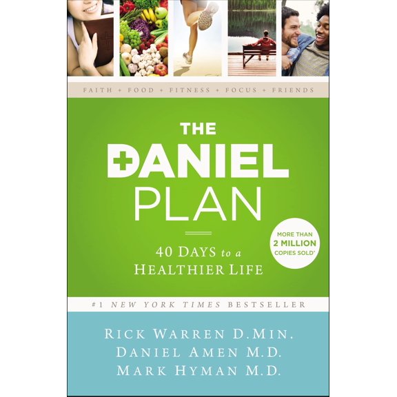 Libro HarperCollins El Plan Daniel 40 Días para una Vida Más Saludable