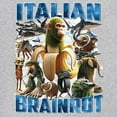 thumbnail image 3 of Italian Brainrot Unisex Hoodie Funny Gen Z Internet Meme Trend, 3 of 7