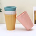 thumbnail image 4 of 6Pcs Plastic Water Cup Dishwasher Safe Drinking Cup BPA Free Reusable Coffee Mug s Set, 4 of 4