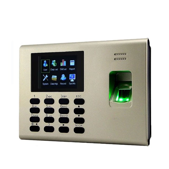 USB /IP RFID Card Fingerprint Recognition Time Attendance Machine Time Clcok Time Recorder Built In Battery ,Accurate Calculations
