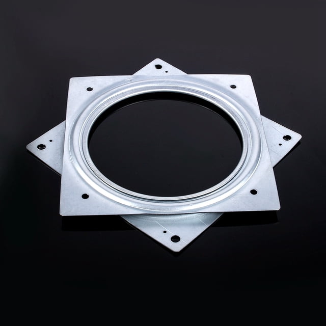 Rodamiento De Acero Galvanizado Para Giratorio Lazy Susan, Placa Giratoria Cuadrada De 6 Pulgadas Con Canal De Rodamiento De Bolas Para Una Rotación Suave, Giratorio, Gabinetes