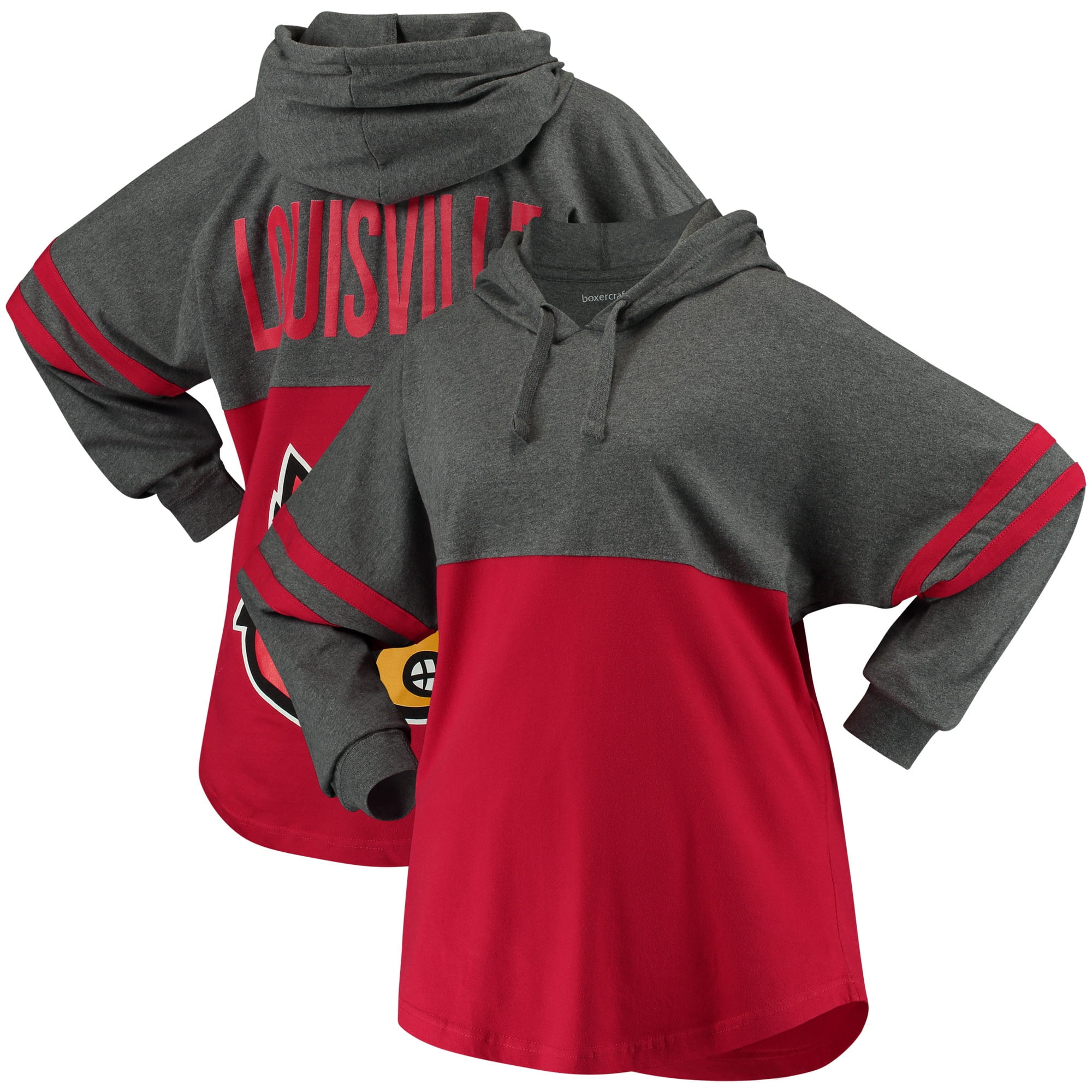 red no sleeve hoodie