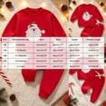 thumbnail image 4 of Quealent Christmas Baby Boy Girl Outfit Long Sleeve Pullover Sweatshirt Pants 2Pcs Set Toddler Baby Xmas Fall Winter Clothes (Watermelon Red, 6-12 Months), 4 of 8
