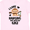 thumbnail image 4 of Inktastic Monkey I Love Hanging out with My Gigi Boys or Girls Toddler T-Shirt, 4 of 5