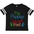 thumbnail image 3 of Inktastic My Pappap Loves Me Boys or Girls Toddler T-Shirt, 3 of 5