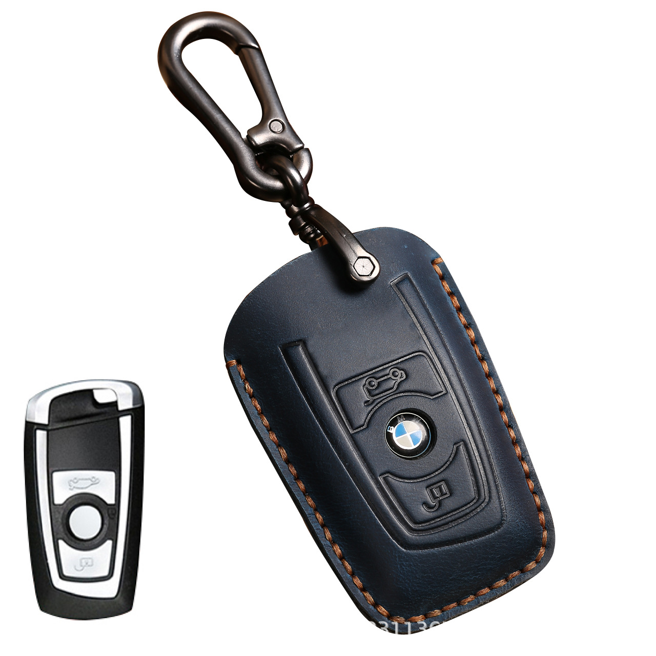 ontto for BMW Car Key Cover Premium Leather Key Fob Cover 1 7 Series