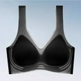 thumbnail image 6 of Lovskoo Womens Bras Summer Comfortable Thin Backless Seamless Wireless Ice Silk Plus Size Underwear Daily Wear Black, 6 of 6