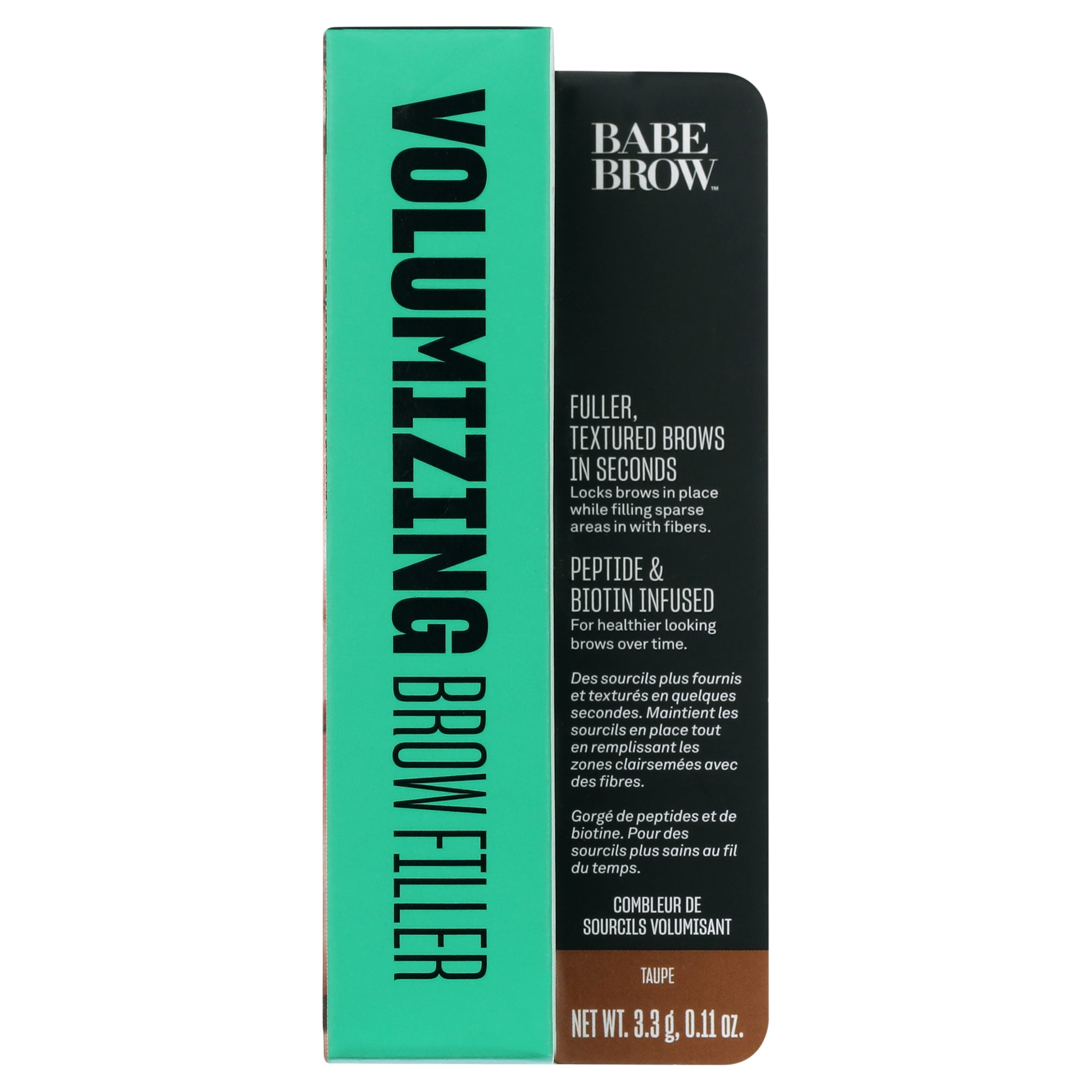 Babe Original Volumizing Brow Filler Eyebrow Tint Gel, Taupe, 3.5 ml