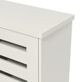 thumbnail image 5 of Home Furniture Indoor or Outdoor 27.3"H X 30.7"W Ivory Wood Shoe Cabinet with Ultrafast Assembly, 5 of 7