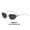 Gold Frame Black and Grey Lens, variant on New small-frame knotted cat-eye sunglasses, metal European and American retro sunglasses, trendy and versatile ins-style personalized sun glasses