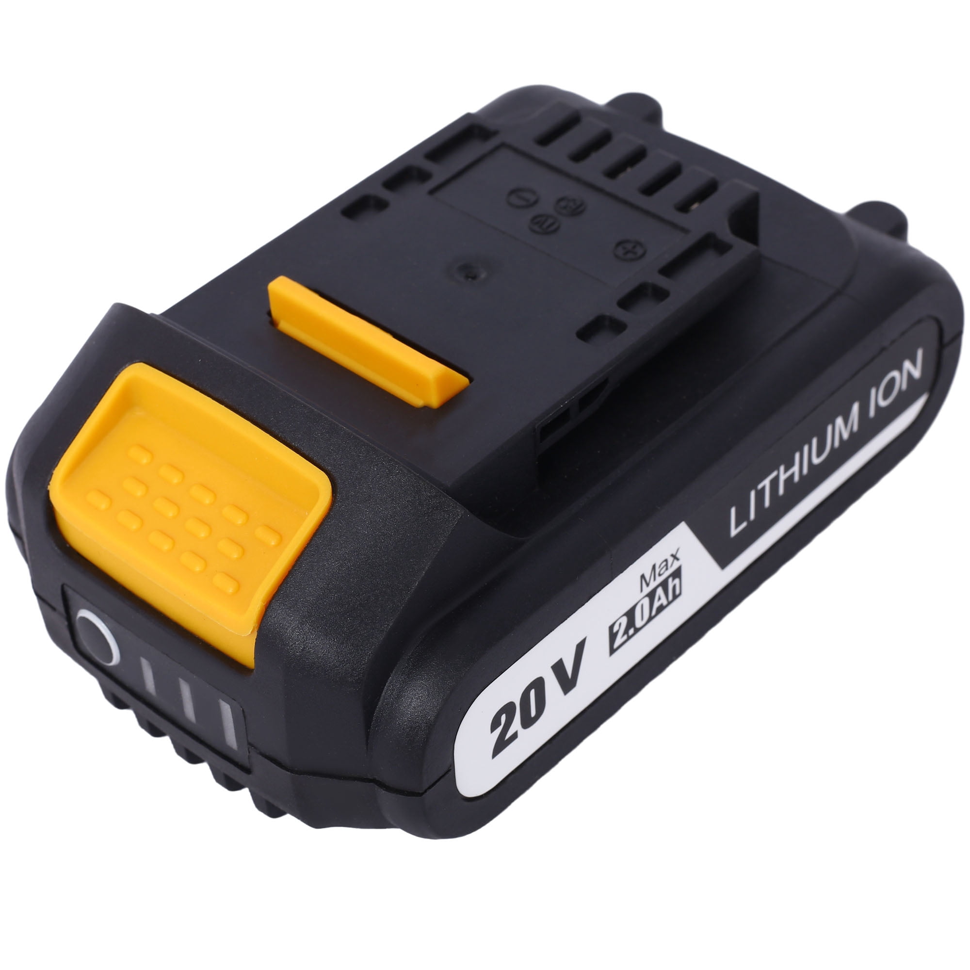 Powerful 20V Lithium-Ion Battery 22-Inch Steel Blade Reduced Vibration Hedge Trimmer Yellow & Black - Battery and Charger Included