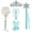 A01, variant on Elsa princess accessories gloves wand crown jewelry set Elsa wig necklace braid for Princess dress clothing cosplay dress up A16
