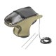 thumbnail image 1 of Cubierta de pomo de cambio de marcha antideslizante Unique Bargains para Dodge Charger Challenger 2015-2023 Negro Beige Cuero Sintético, 1 of 6