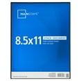 Mainstays 8.5x11 Front Loading Document Picture Frame, Black, Set of 3