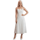 thumbnail image 1 of Vestido Midi Elegante con Tirantes y Detalle Floral, Estilo Femenino y Sofisticado para Muje, 1 of 5