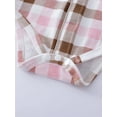 thumbnail image 3 of WESIDOM Boy Toddler Formal Clothes 0-18M Plaid Shirt Bowtie Suspender Pants  Hat Cotton Fabric 4PCS, 3 of 14