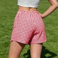 thumbnail image 5 of BUIGTTKLOP Skorts for Womens High Waisted A-Line Wrap Mini Skirt with Shorts Side Tie Plaid Skorts Summer Outfits 2026, 5 of 8