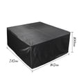 thumbnail image 5 of Funda impermeable para muebles de exterior, 210D, rectangular, para mesa de comedor y sillas, duradera, resistente a los rayos UV, a prueba de desgarros, 5 of 5