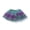 🔥 Purple, variant on Layered Pleated Gauze Tutu Skirt Three-Tier Mesh Puffy Mini Elastic Waist Lined Performance-Ready Design For Dance Recitals Festivals Parades And Photo Shoots Costume Skirt